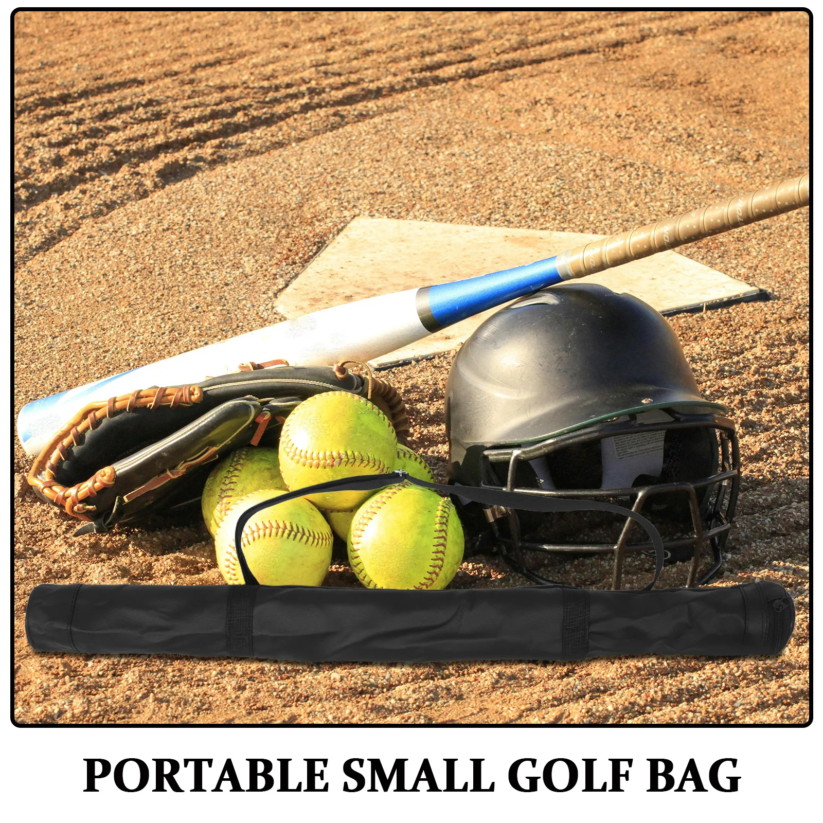2Pcs Portable Lightweight Golf Bags Small Waterproof Carry Cases Travel Golf Club Holder Driving Range Practice Carrier Pouch