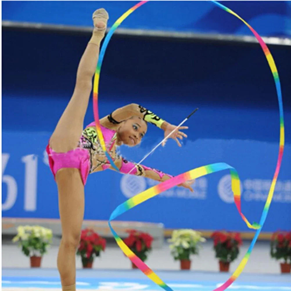 Colorful Dance Ribbons - 2M/4M Length for Rhythmic Gymnastics