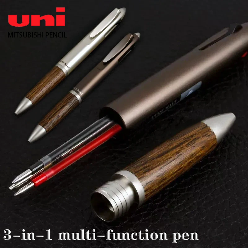 Japan UNI Jetstream Multi-function Pen 0.7mm Ballpoint Pen 0.5mm Mechanical Pencil MSXE3-1005 School Supplies Stationery