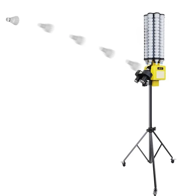 

200 Ball Loading Intelligent Remote Control Badminton Trainer Projector B3