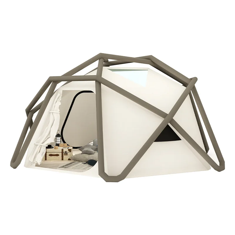 

Outdoor camping folding portable lightweight fully automatic overnight rainproof wind hemisphere small g tent