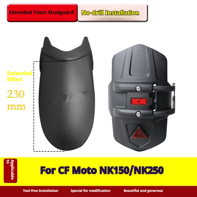For CFMOTO NK150 NK250 Front Rear Mud Splash Guard Fender Guardabarros para moto
