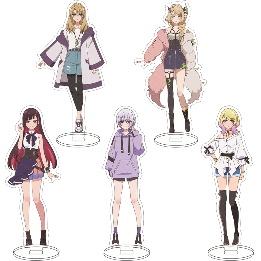 Figura de anime de 16 cm Kizuna no Allele Miracle Kizuna AI Zoe Auris Chris Riz Jessie Ellie Noelle Cos, soporte acrílico, adornos, regalos