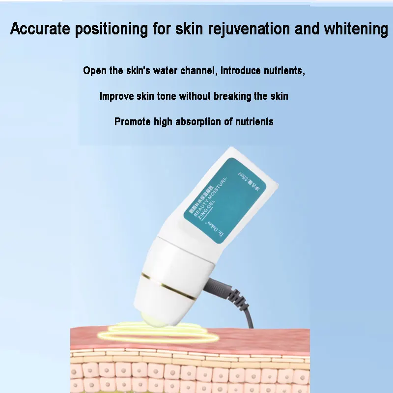 White Skin Beauty Instrument For Facial Rejuvenation And Hydration