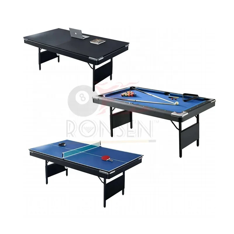 1.9 meters long portable small size indoor billiards folding mini billiard table