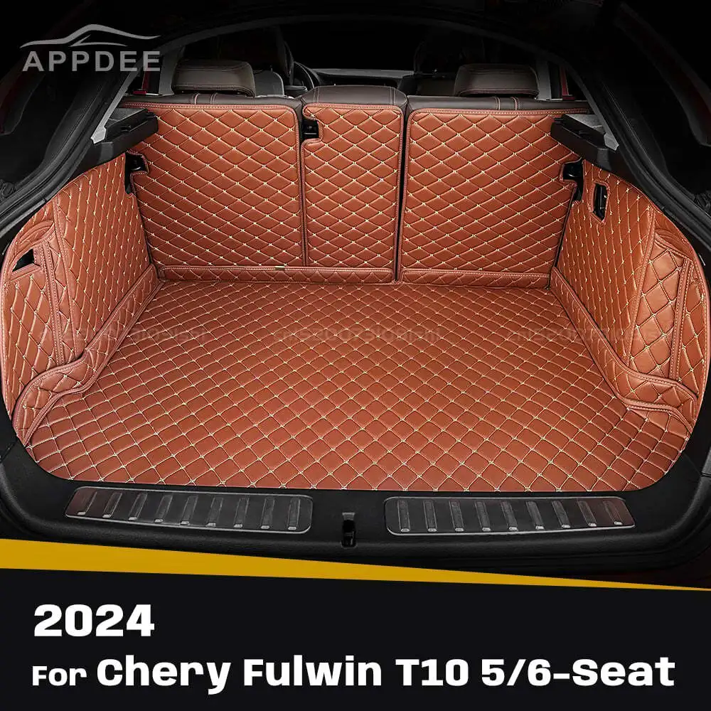 For Chery Fulwin T10 5/6-Seat 2024 Auto Full Coverage Trunk Mat Car Protective Pad Cargo Liner Interior Accessories