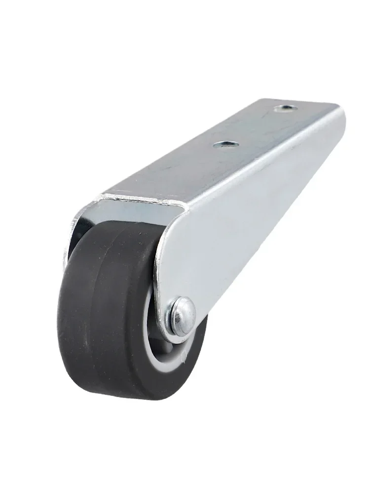 Kastor Furnitur Terpasang Di Samping Perangkat Keras Mini Rumah Tangga Rol Arah Sudut Kanan Senyap Roda Arah Vertikal Diperpanjang