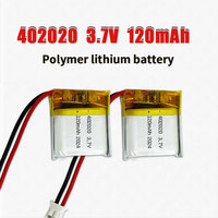 402020 Li Po Polymer Lithium Battery 3.7V 120mAh 042020 Li -ion Batteries for Cordless Phone Bluetooth Mouse Headset Speaker