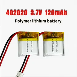 402020 Li Po Polymer Lithium Battery 3.7V 120mAh 042020 Li -ion Batteries for Cordless Phone Bluetooth Mouse Headset Speaker