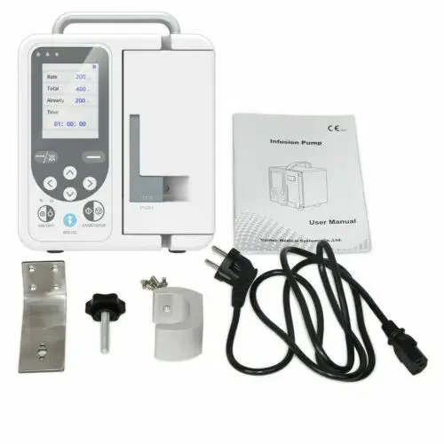 1pc CONTEC SP750 Infusion Pump Human or Veterinary Use Real-time Alarm Large LCD Display Volumetric IV Fluid Syringe Pump