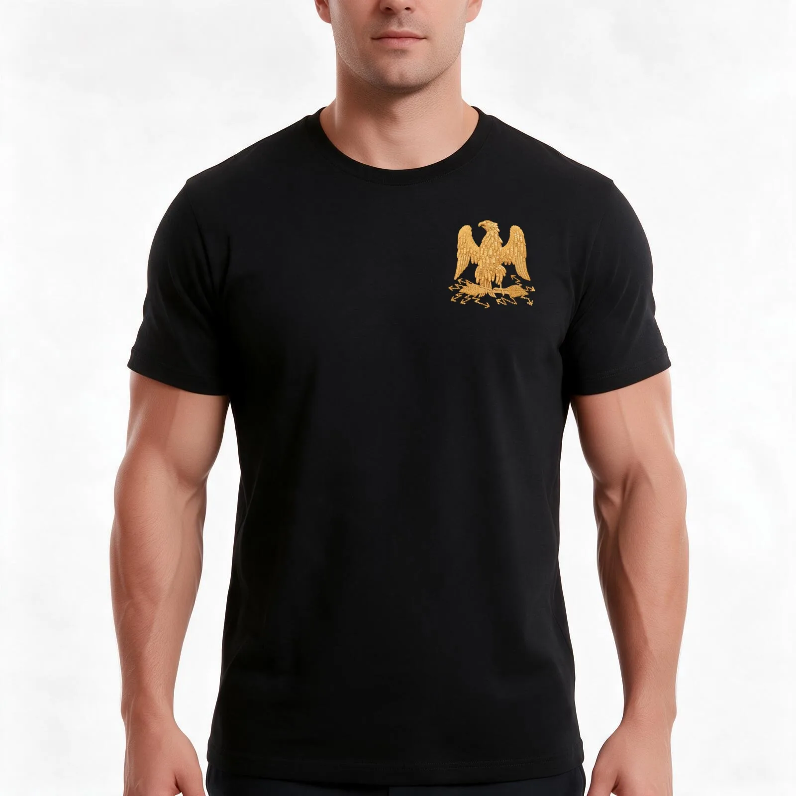 Napoleonic French Imperial Eagle T-Shirt Summer Casual Cotton Tee Oversized Streetwear Tops Vintage Graphic Print