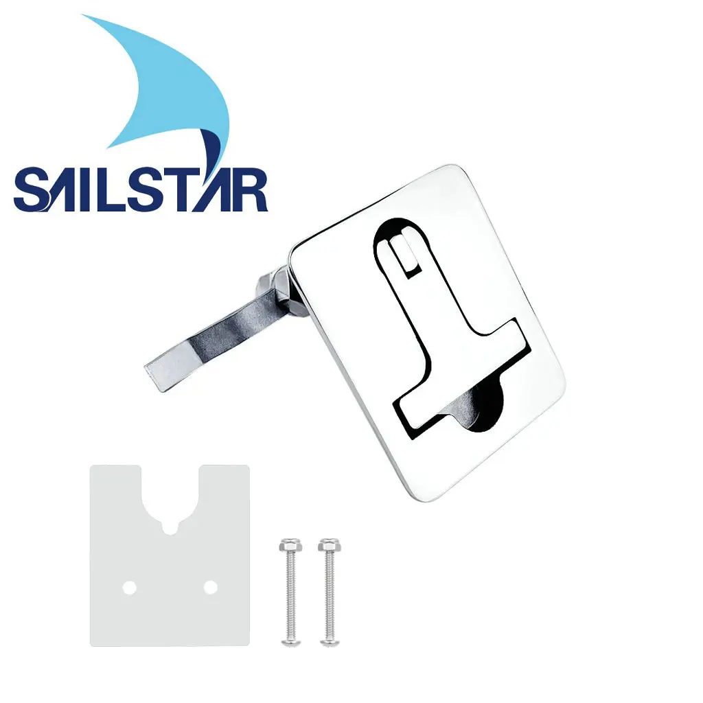 

Marine Grade Stainless Steel 316 Boat Yacht Lift Handle Flush Turning Lock Deck Pull Hatch Latch