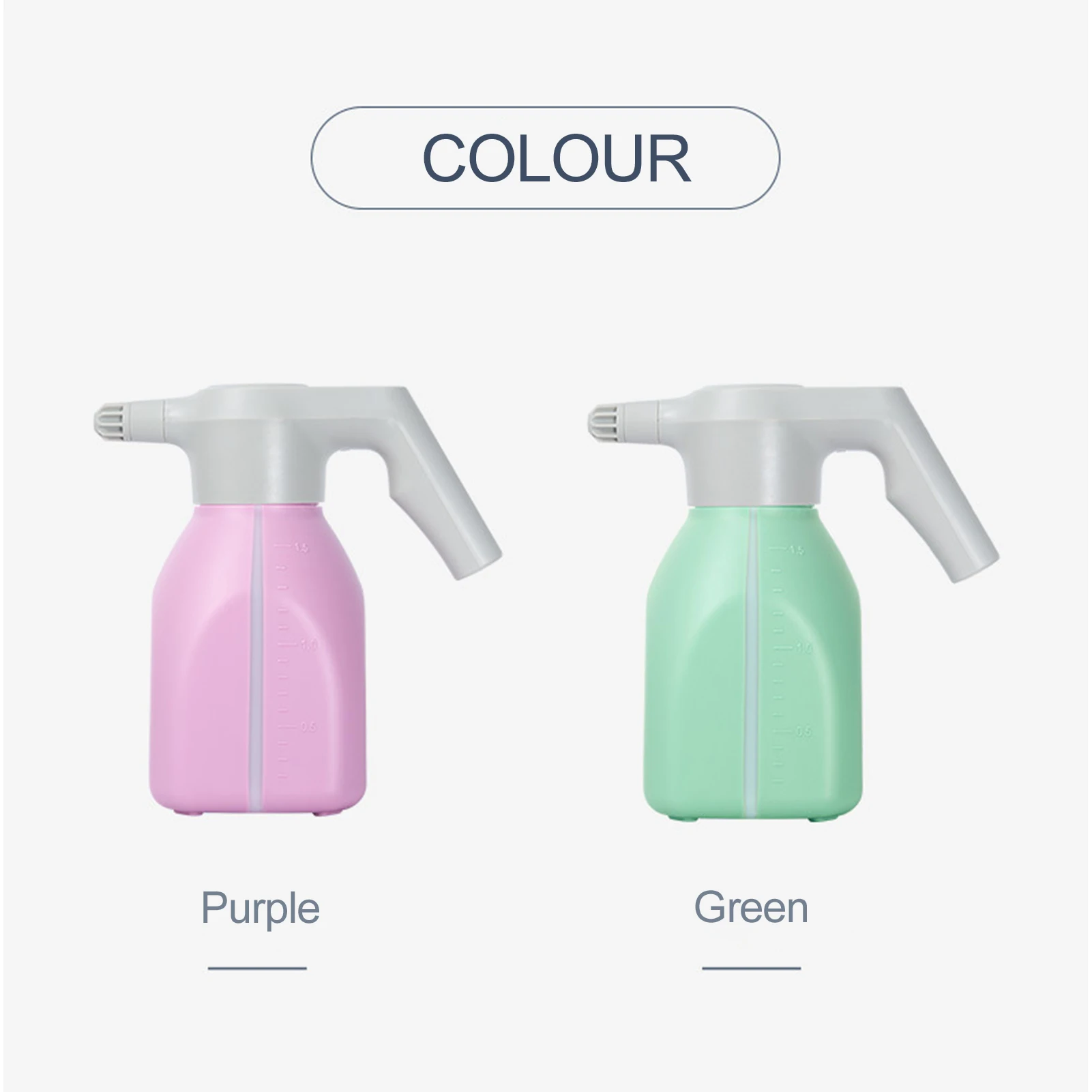 1.5L Electric Garden Sprayer Electric Plant Mister Spray Bottle for House Flower Indoor Handheld Watering Can Spritzer with Adju