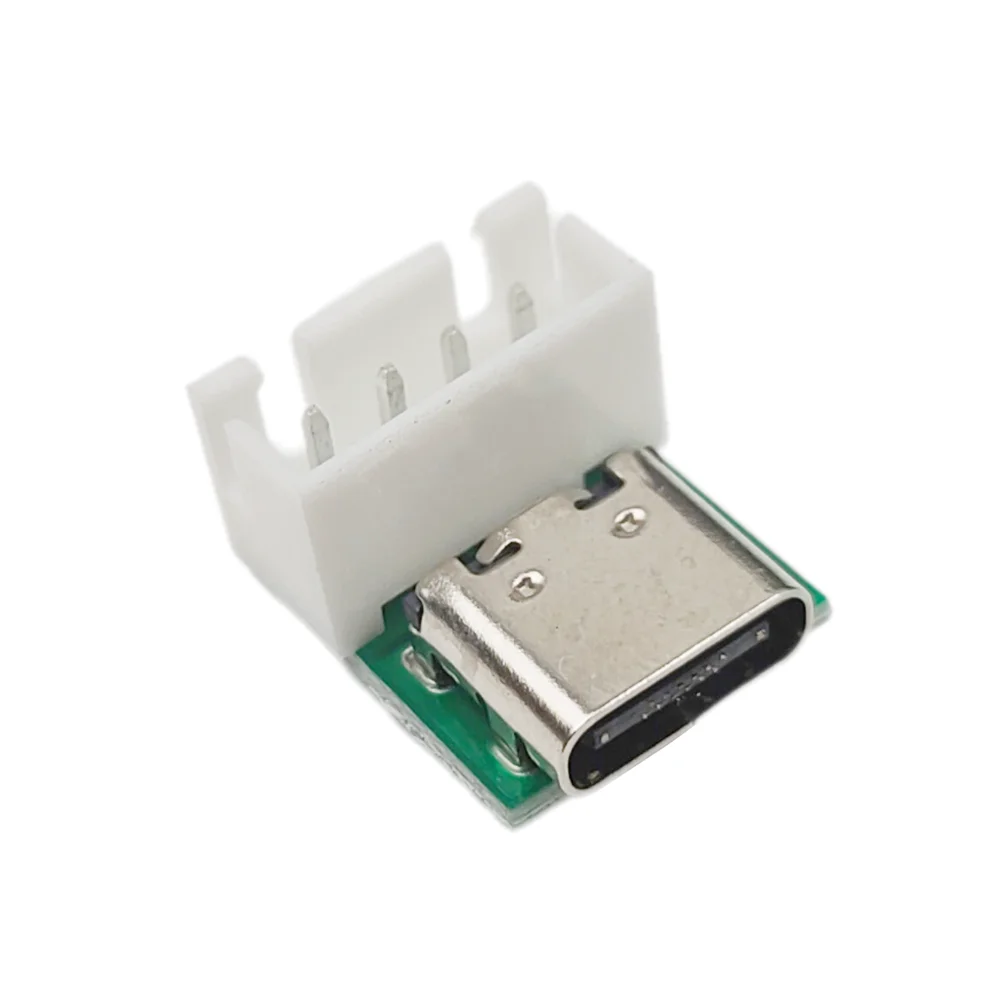 5PCS USB 3.1 TYPE-C Port Female Socket to In-Line DIP-4P Adapter Test Board to Pin Header XH2.54