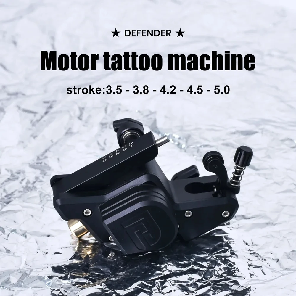 New Rotary Tattoo Machine Adjustable Stroke 3.5-5mm Coreless Powerful Motor Shader Liner Tattoo Machine Gun 135000RPM