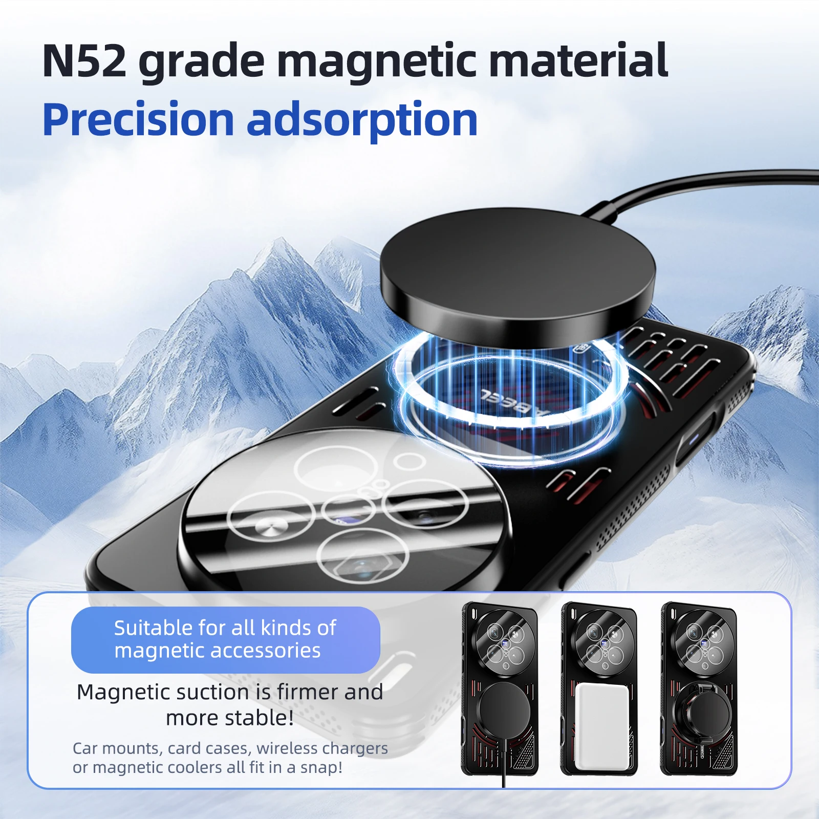 For Vivo X200 Ultra Pro Case Protective Magsafe Heat Dissipation Perforated Magnetic Phone Cases Back Cover