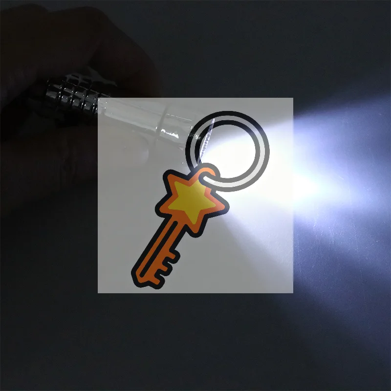 1/5/10Pcs 2 In 1 Mini LED Keychain LED Torch Light And UV Purple Flashlight Keyring For Money Detector Mini Pocket Torches