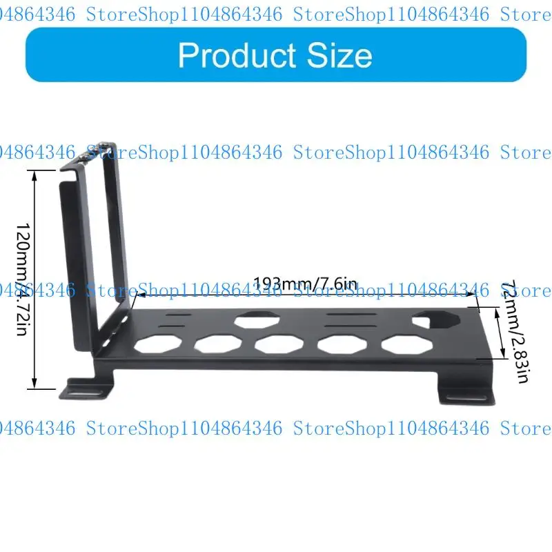 5asd Graphics Card Holder Instal slot kipas case Bukti kendur bertulang