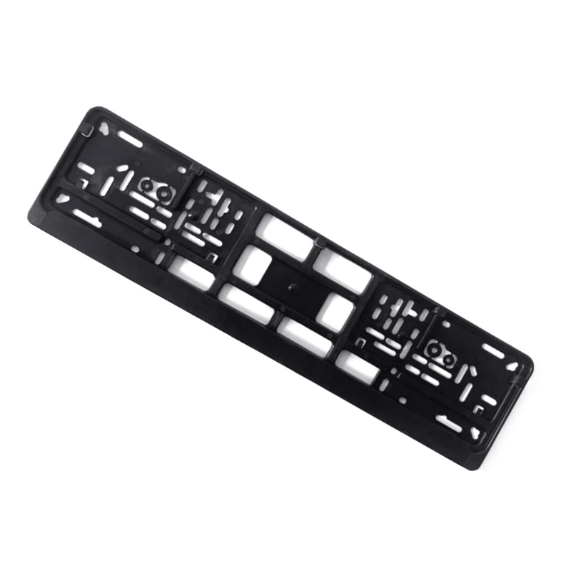 غطاء إطار لوحة ترخيص سوداء ، حامل مضاد للتآكل ، جبل ، معيار الاتحاد الأوروبي #4