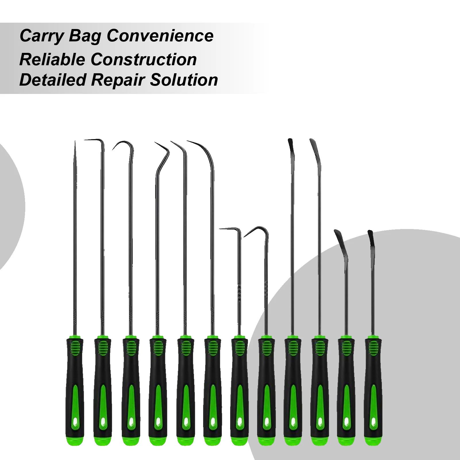 Pick Tool Set Automotive Alloy Head Remover Tool 12 Pieces Car Hook And Pick Tool Set For Vehicle Car Sedan Scooter SUV