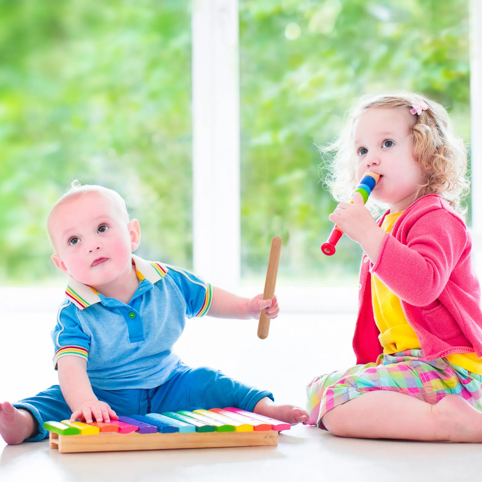 

3Pairs Hardwood Rhythm Sticks Claves Solid Natural Color Bright Tone Percussion Instrument Suitable for Kids Children Beginners