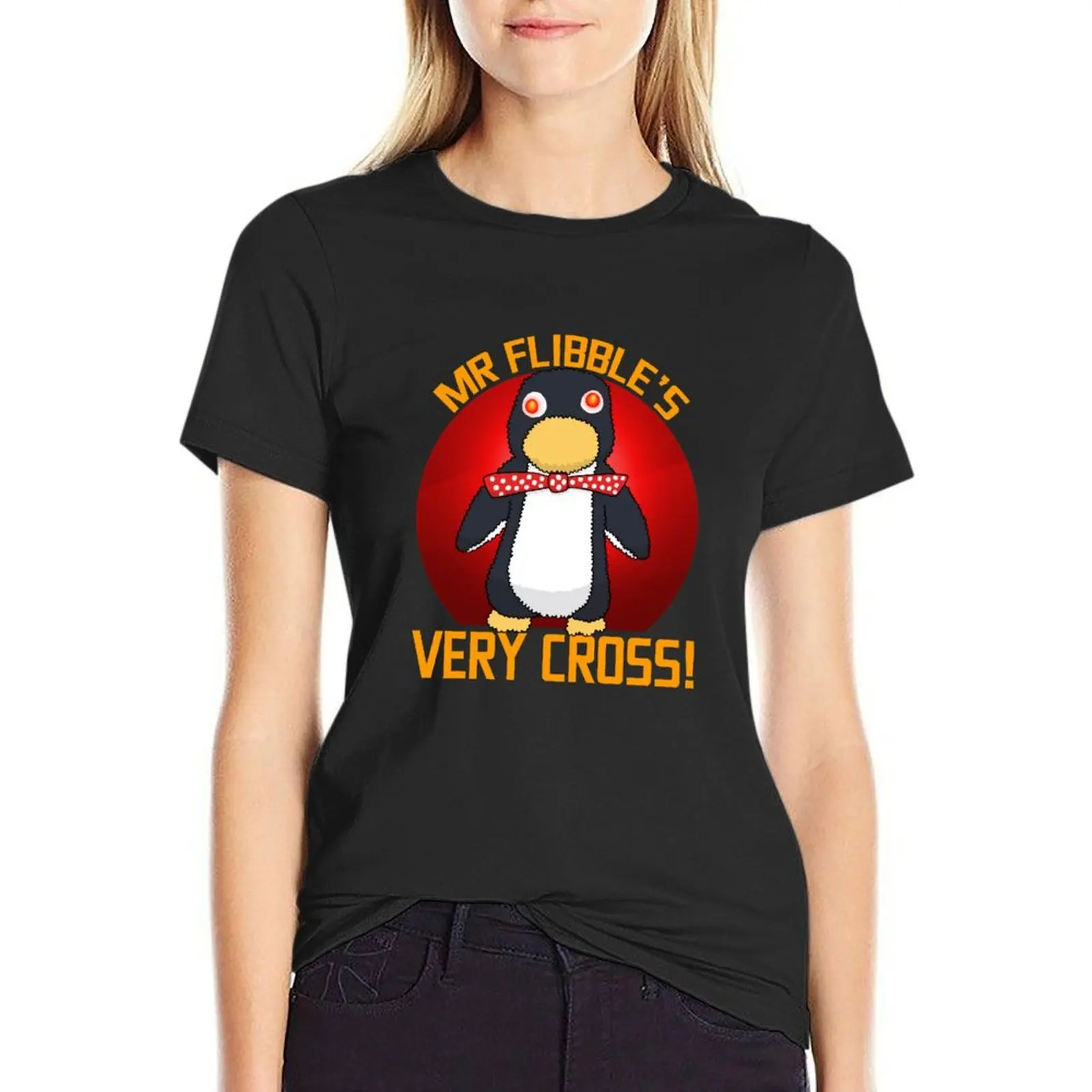 

Mr Flibble's Very Cross... T-Shirt lady clothes customizeds customs design your own t-shirt dress for Women plus size