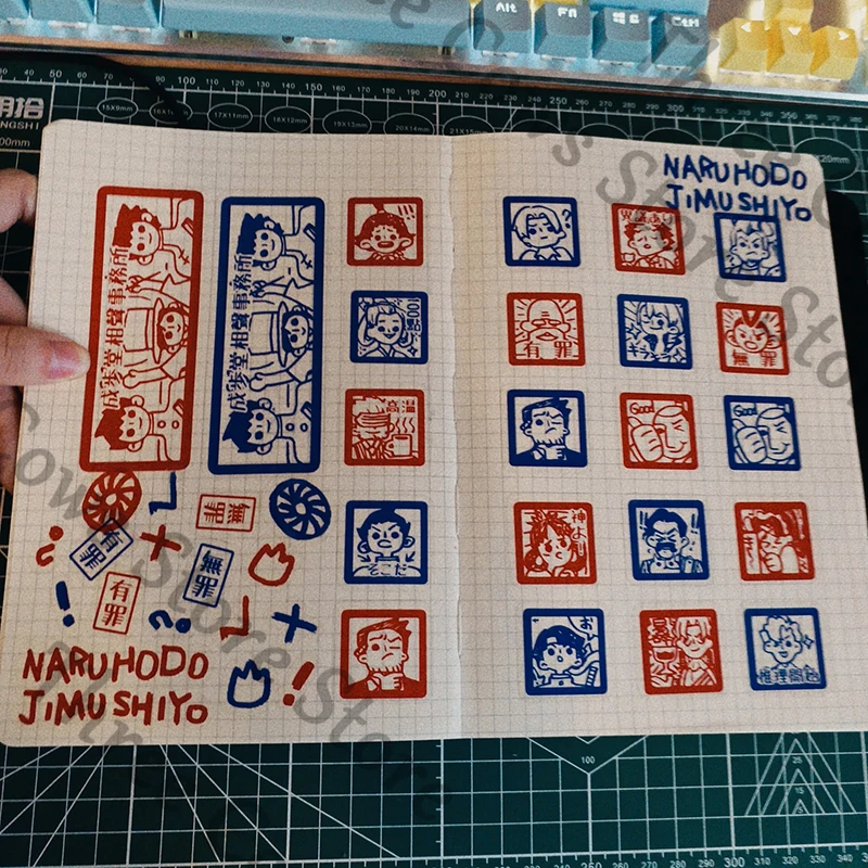 

Anime Ace Attorney Miles Edgeworth Phoenix Wright Apollo Justice Cosplay Ornament Decals Sticker Cartoon Paster Mascot Fans Gift