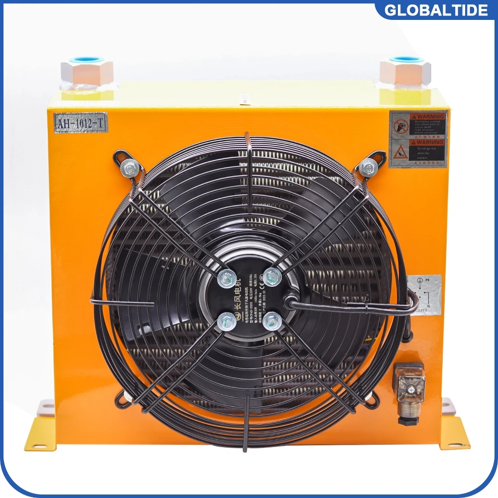 24V/12V/220V/380V Cooler Air-Cooled Oil Radiator AH1012T-CA Hydraulic Air Cooler Truck-Mounted Crane Modified Fuel Tank Cooling