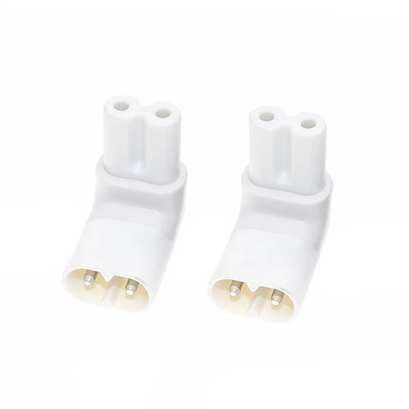 IEC320 2-Pin C7 Female To C8 Male Figure 8 Power Adapter Up Down Angle Connector Right Angle AC Power Adapter Extension