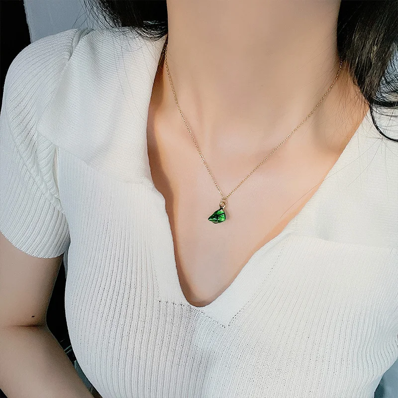 

Necklace, Female Niche Design Gift, Chinese Style Student, Simple Temperament, Collarbone Chain Pendant