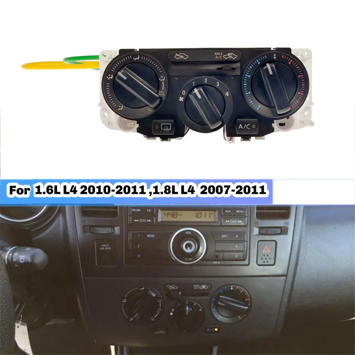 Super Sale 599-216 Climate Control Module 27510EL00A 27510EL02A for Nissan Versa 1.6L L4 2010-2011,1.8L L4 2007-2011