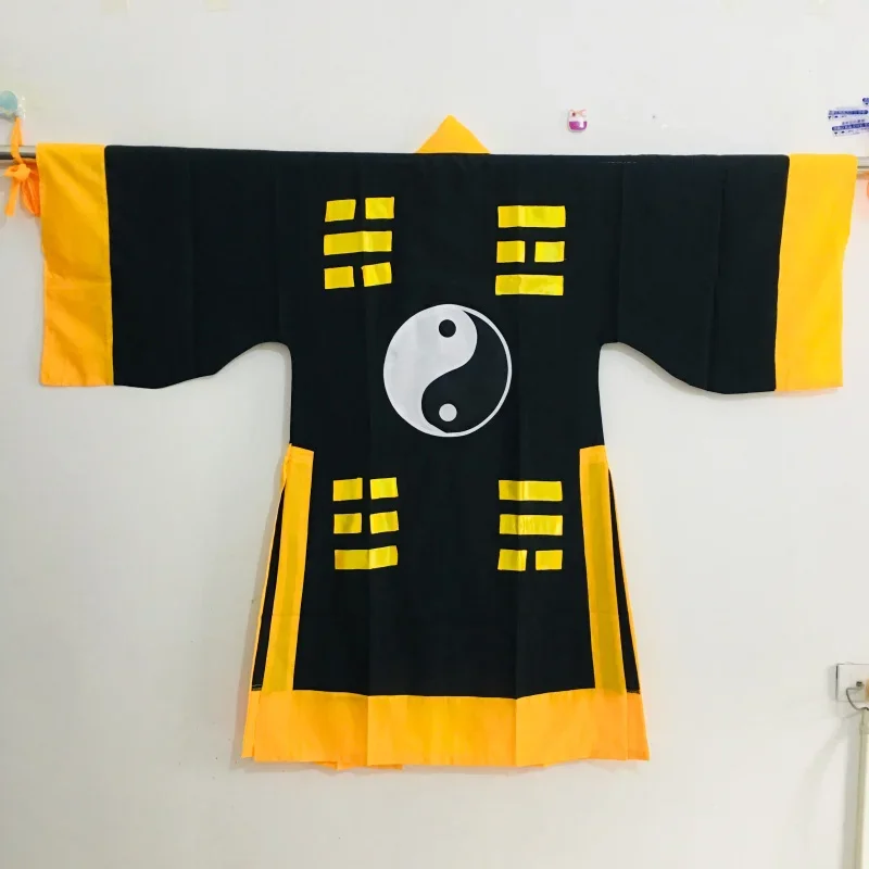 التقليدية الصينية الطاوية Wudang شاولين الراهب الجلباب الطويل الكونغ تاي تشي باغوا بدلة قتالية الكبار ماوشان الكاهن تأثيري الملابس #2