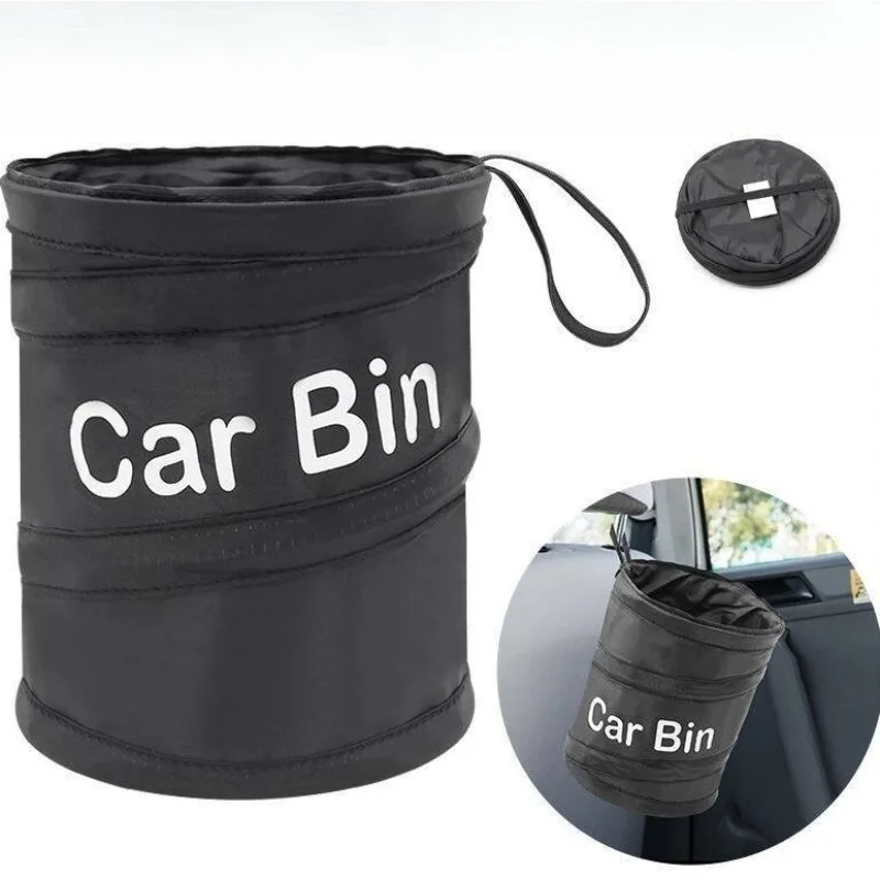 Collapsible Car Bin Portable Hanging Trash Container for Vehicle Interior Multifunctional Auto Organizer Car Accesories