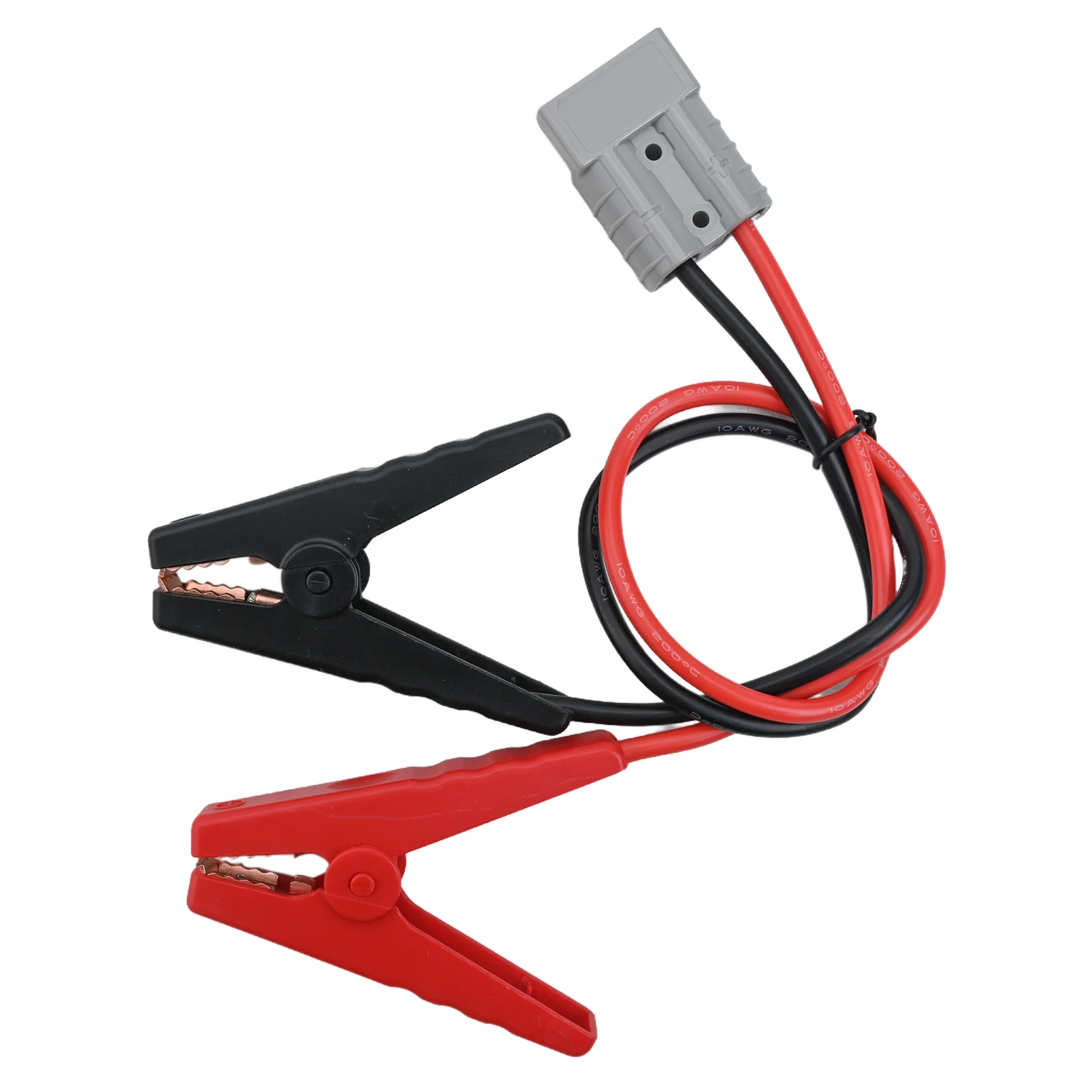 50A 10AWG Dual Battery Interconnect Wire with For Alligator Clip Terminations for 12V 24V DC Vehicle Electrical Systems