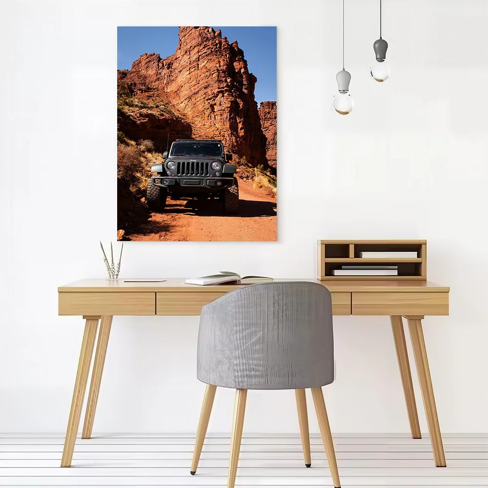 SUV Wrangler Off-Road Adventure Poster Customizable Printed Canvas Painting for Pictures Wall Art Decorative Paintings Wand Deko