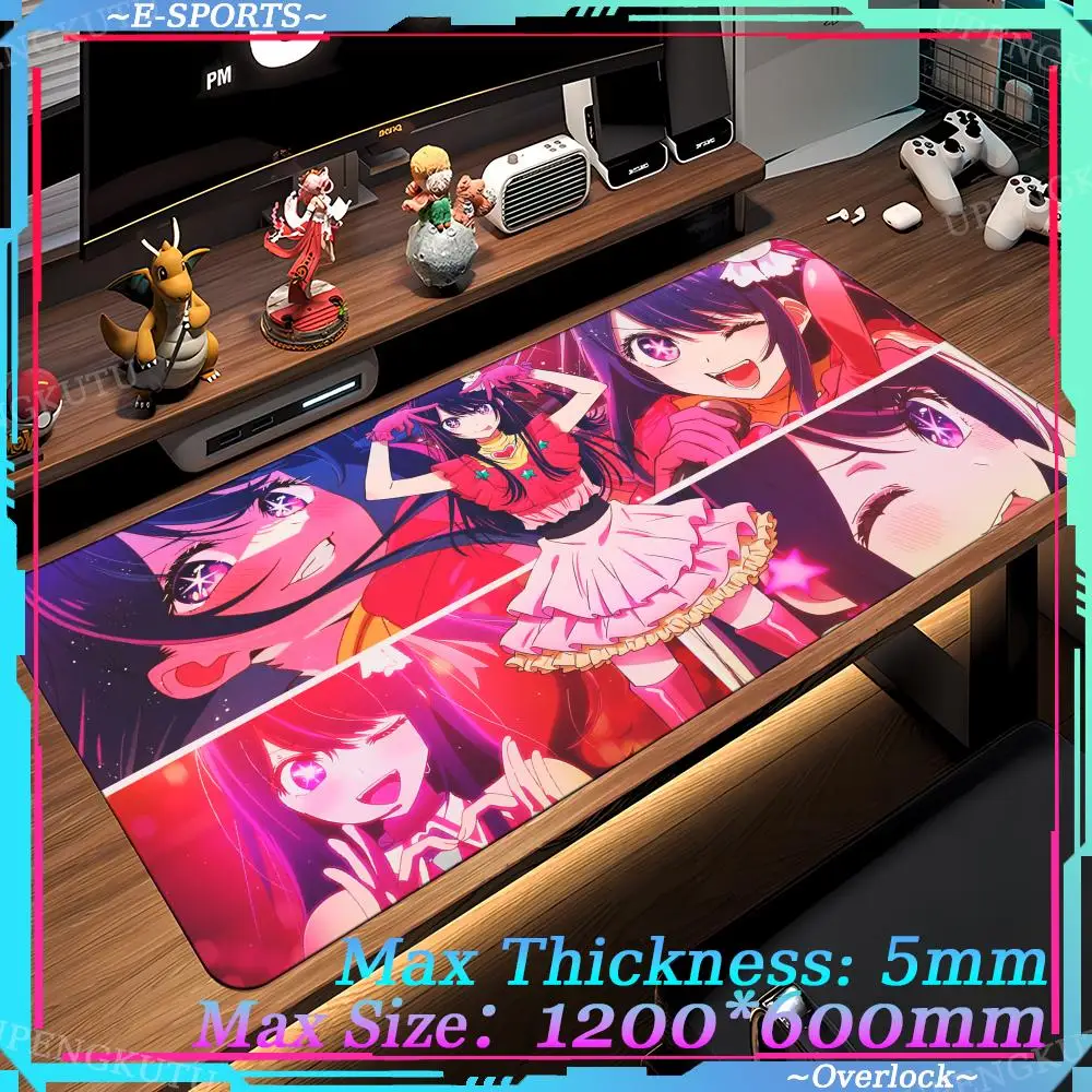 Desktop accessories S_starry_eyes_anime_girl 1200X600MM Pad Anime Oversized Gaming Mouse Game accessories Game pad