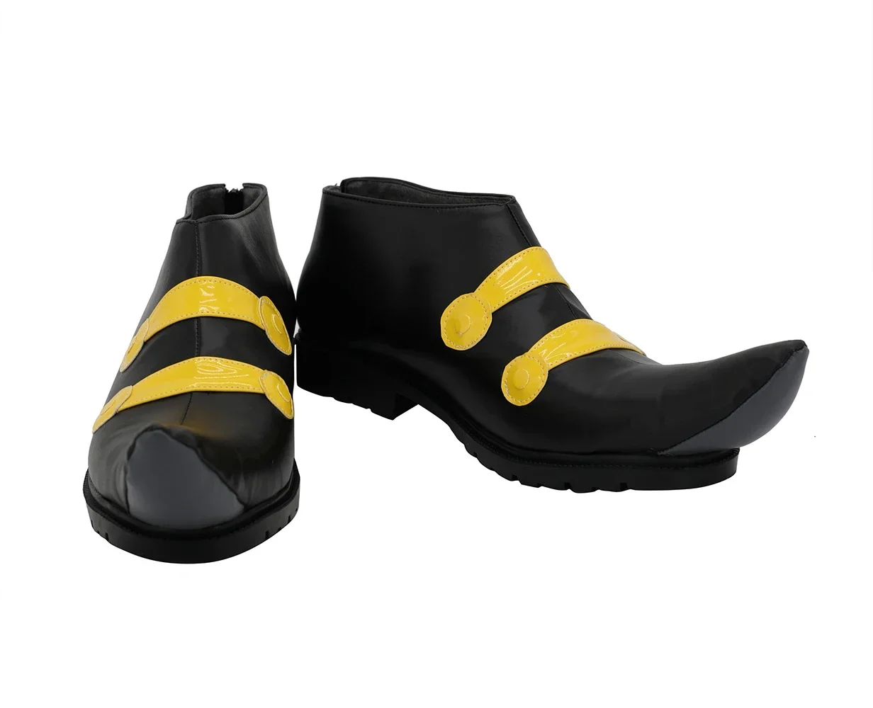 Op maat gemaakte Soul King Brook cosplay laarzen zwart - anime Halloween kostuum schoenen elke maat