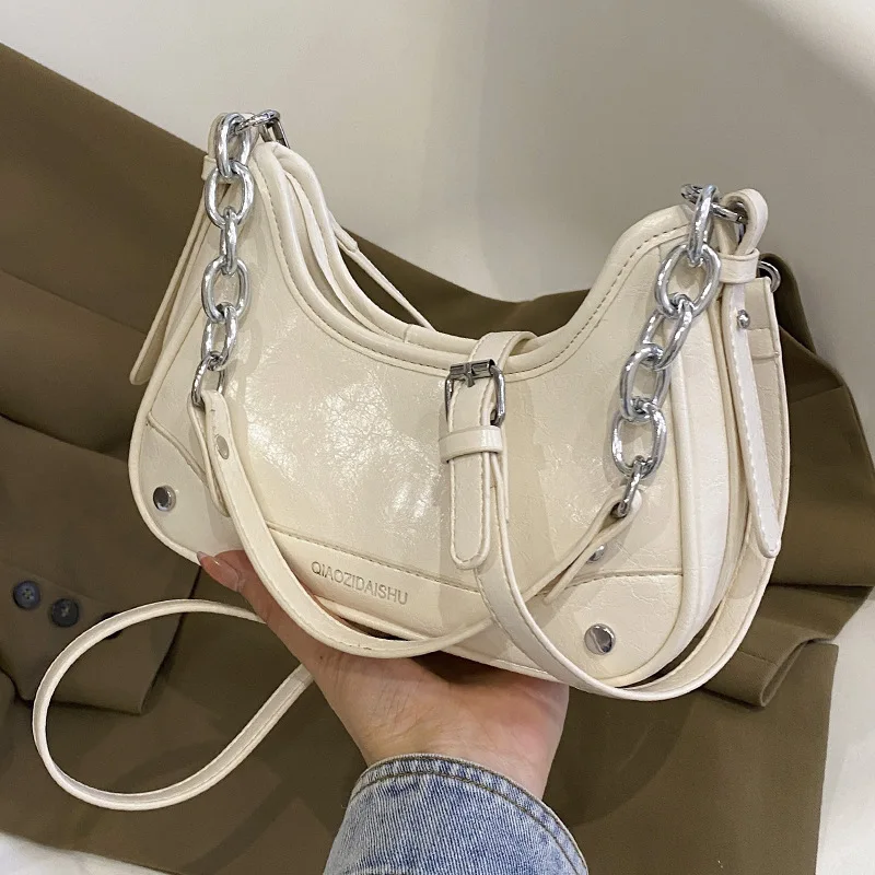 

2025 Trendy! High - End Women's Niche Design Shoulder/Crossbody Bag - Stylish Chain Detail, Hot - Selling Item Handbags