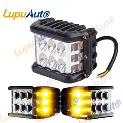 4inch LED Work Light Dual Side Shooter Led light Led Pod Light Off Road Flashing Light For Car Truck Pickup Boat Suv Fog Lamp