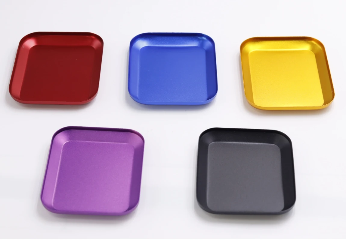 TYHM RC 나사 트레이, 마그네틱 패드 알루미늄 합금 자석 나사 디스크 보관 플레이트, RC 비행기 자동차 보트 수리 도구용