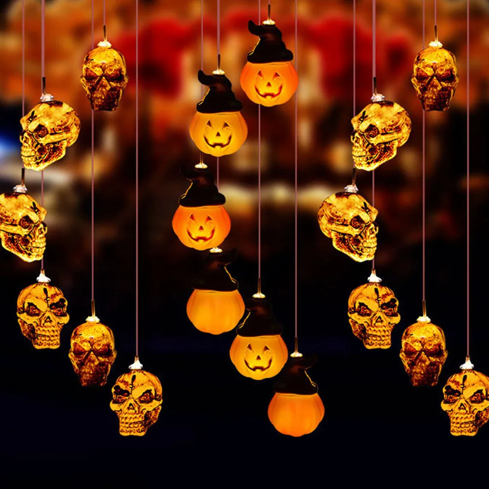 

Decorative Pumpkin Solar Wind Chime Lamp Halloween Garden Light Waterproof Outdoor Yard Pendant Gift Solar Wind Bell Lamp