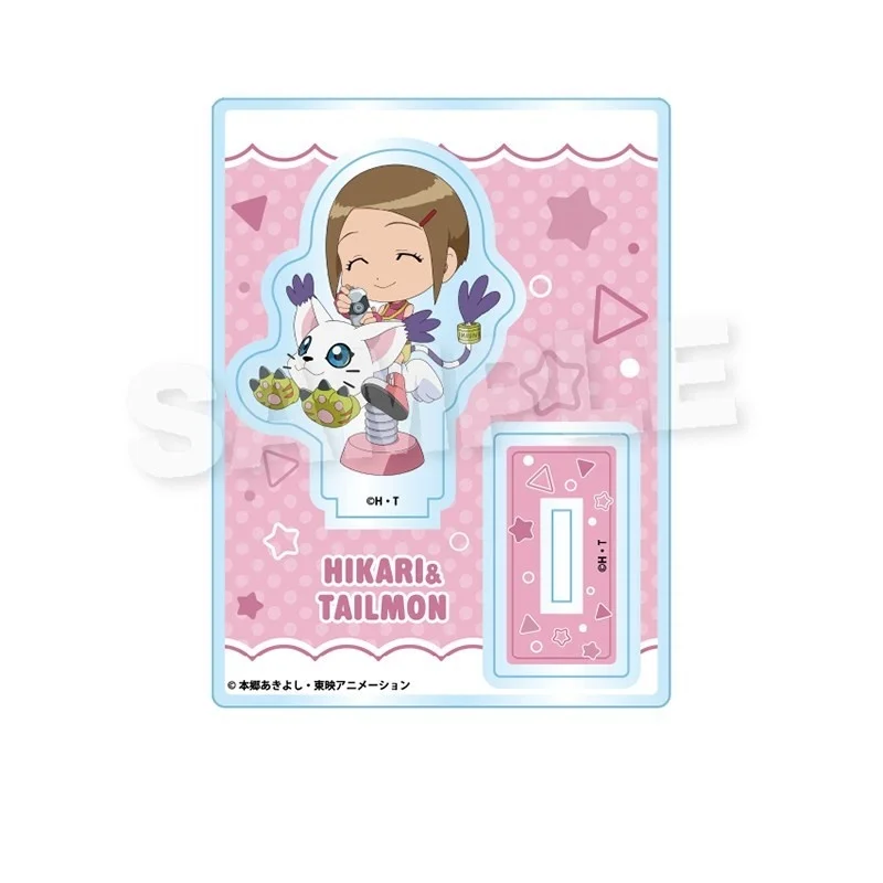 Digital Monster Anime Tai Kamiya Matt Ishida Izzy Izumi T.K. Takaishi Acrylic Figure Stand Plate Cosplay Prop Decor Keychain