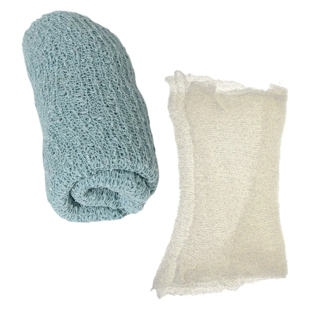 

2 шт., детское эластичное пеленальное одеяло для новорожденных, мягкие дышащие детские реквизиты для фотосессии новорожденных