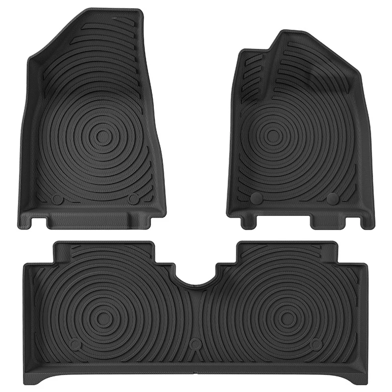 New Arrive Car Accessories, All-Weather Anti-Slip Rubber Floor Mats for Cars, Luxury Wholesale TPE Mats.