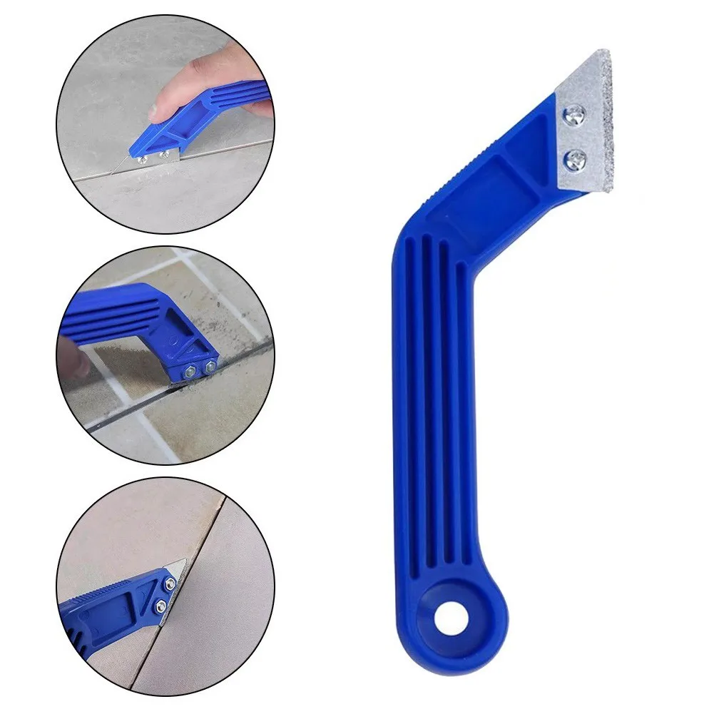 Tile Joint Cleaner Tungsten Carbide Blade For Ceramic Tile Gap Grout Cleaning Wall Floor Paint Scraper Tool Color Random