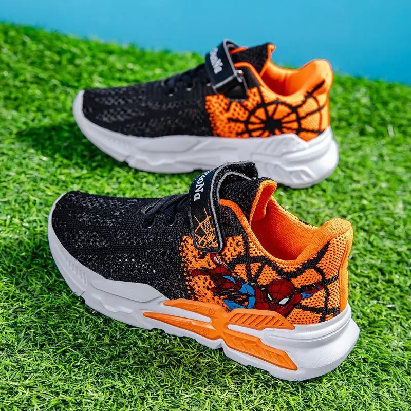 حذاء Marvel Spiderman الجديد للأولاد خفيف الوزن وغير قابل للانزلاق وجيد التهوية للطلاب في الصيف والجري في الهواء الطلق حذاء رياضي شبكي مريح #6