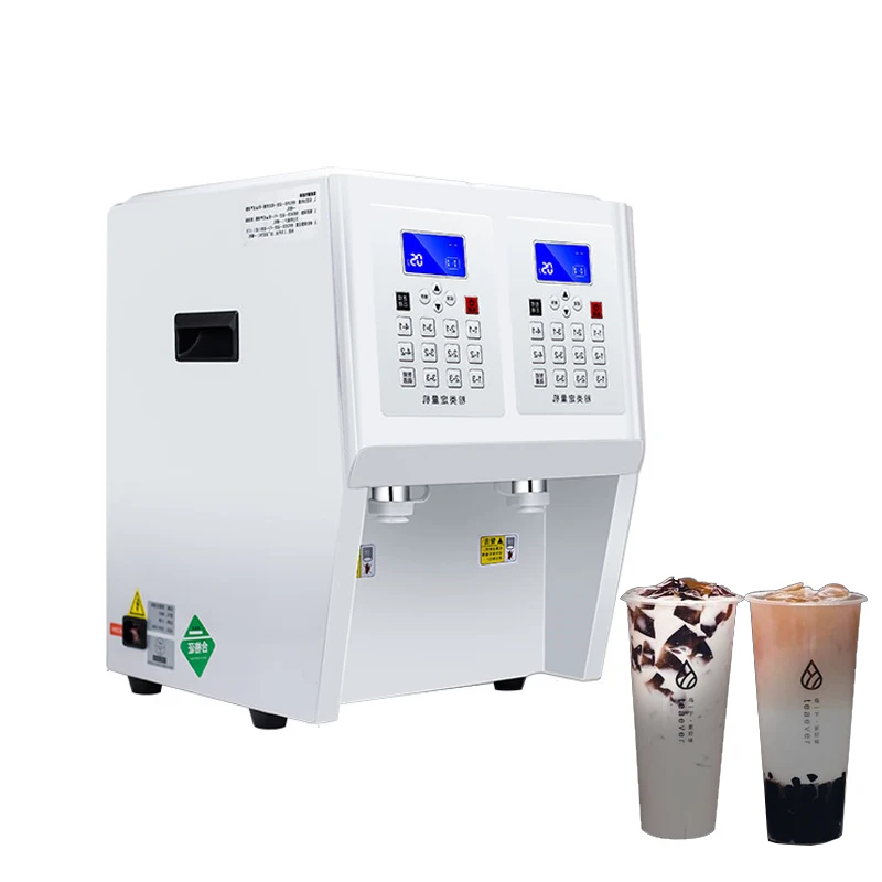 

Automatic Powder Quantitative Machine 3.5L*2 Powder Quantifier Measuring Machine For Creamer/Taro/Sugar/Cocoa/Coffee