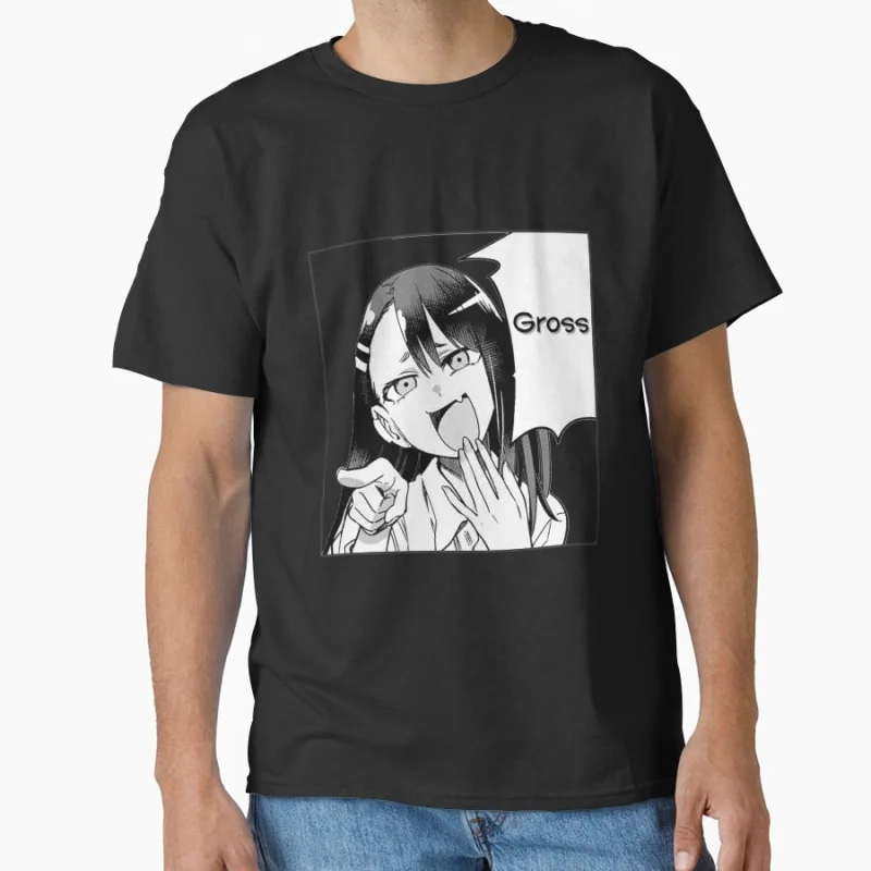 

Dont Toy With Me, Miss Nagatoro Gross Tease Anime T shirt for man Manga Graphic Print Y2k Clothes Birthday Gift tshirt