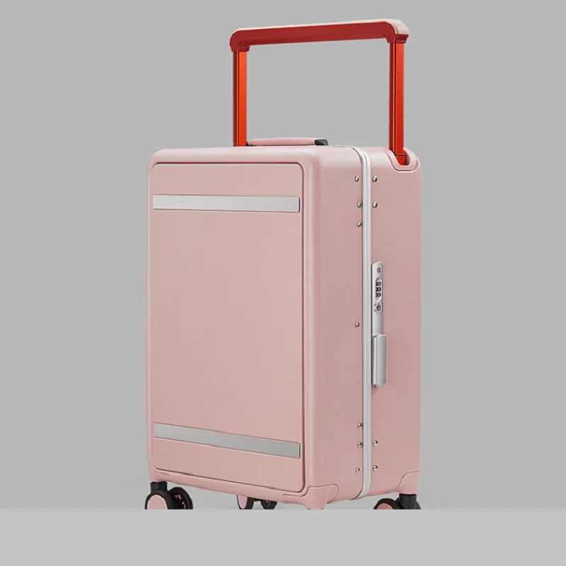 

Aluminum frame luggage Cabin, student trolley case, password travel box Couples Holiday Travel Suitcase