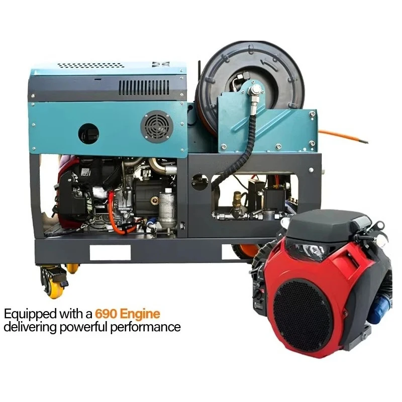 Drain Jet Hotel And Rtaurant Sewer Psi Cleaning -0Mm Oily Pip.